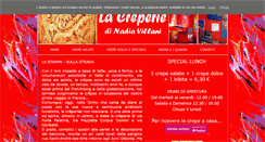 Desktop Screenshot of lecrepesdinadia.com